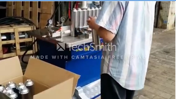 Semi Automatic Aerosol (Gas Cooker) Model One Operator